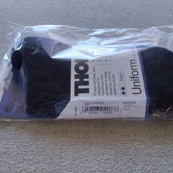 Thorlo Ankle High Work Socks Mens Shoe Size 10-13 (L) - New in Bag - Picture 2 of 5